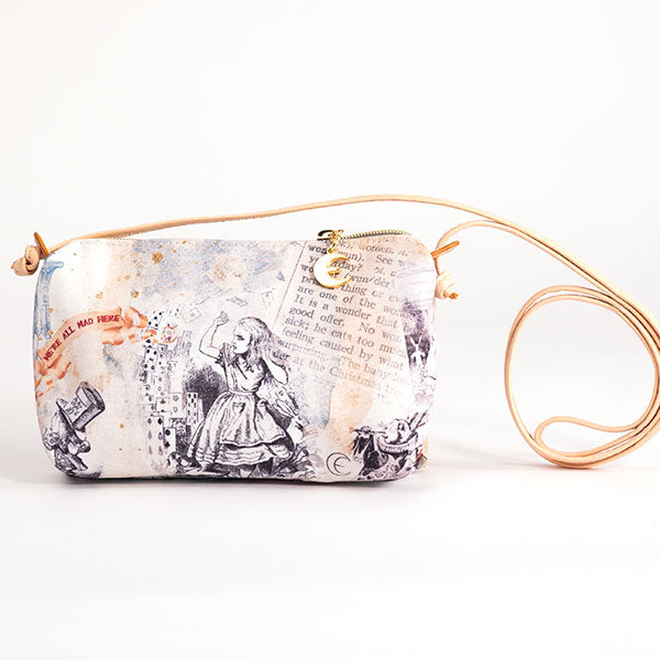 Alice in Wonderland - Alice, We're All Crazy Here -Cosmetic Crossbody