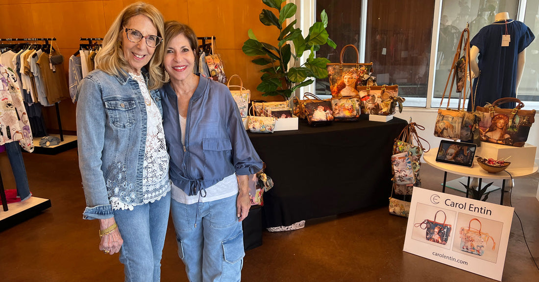 Carol Entin Shines at Julian Chang Boutique Trunk Show