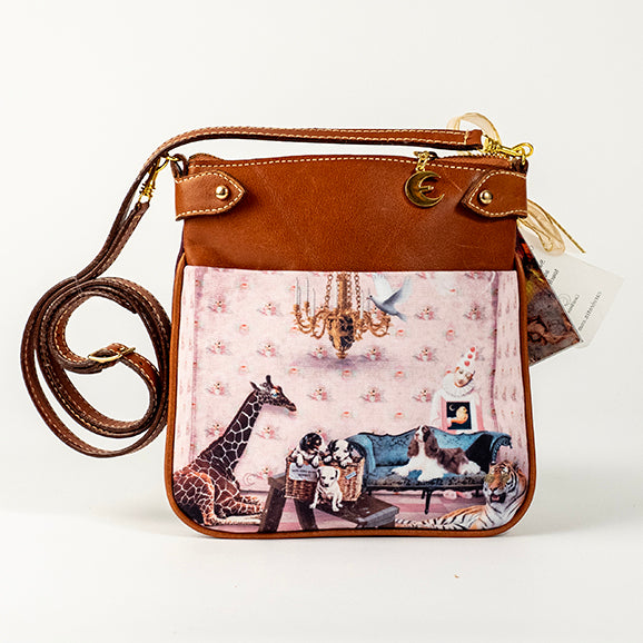 Petticoat Girl, Poirot - Giraffe, Dogs - Isla Crossbody Bag