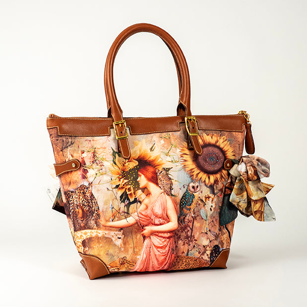 Degas Bronze - Rosetti Jungle Lady - Lift Large Handbag