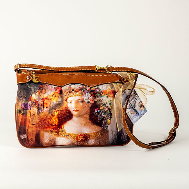 Degas in Studio - Queen with Roses - Olivia Clutch