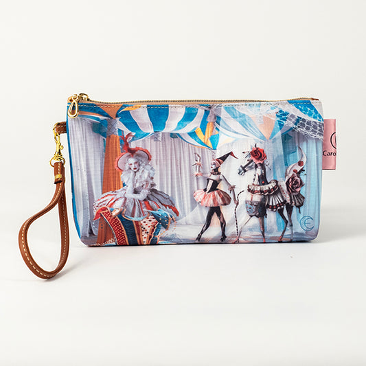 Circus Day 2 Ladies, Pony - 2 Ballerinas - Cosmetic Wristlet