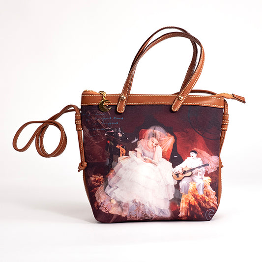 Petticoat Girl & Poirot - Sasha Small Handbag