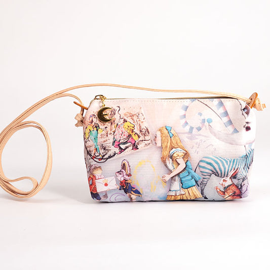 Alice in Wonderland - Alice, We're All Crazy Here -Cosmetic Crossbody