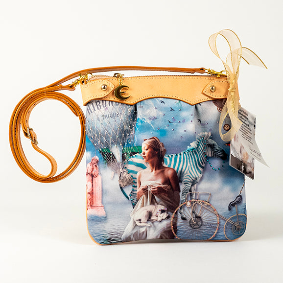 Spa Day Blue - Degas Dancer Model - Isla Crossbody Bag